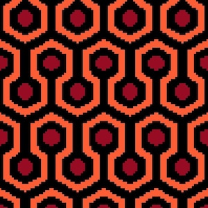 Stanley Kubrick Horror - The Shining Carpet - Cross Stitch Pattern PDF
