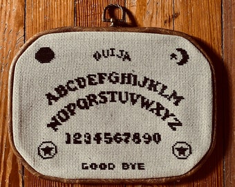 Vintage Ouija Board & Planchette Cross Stitch Pattern PDF