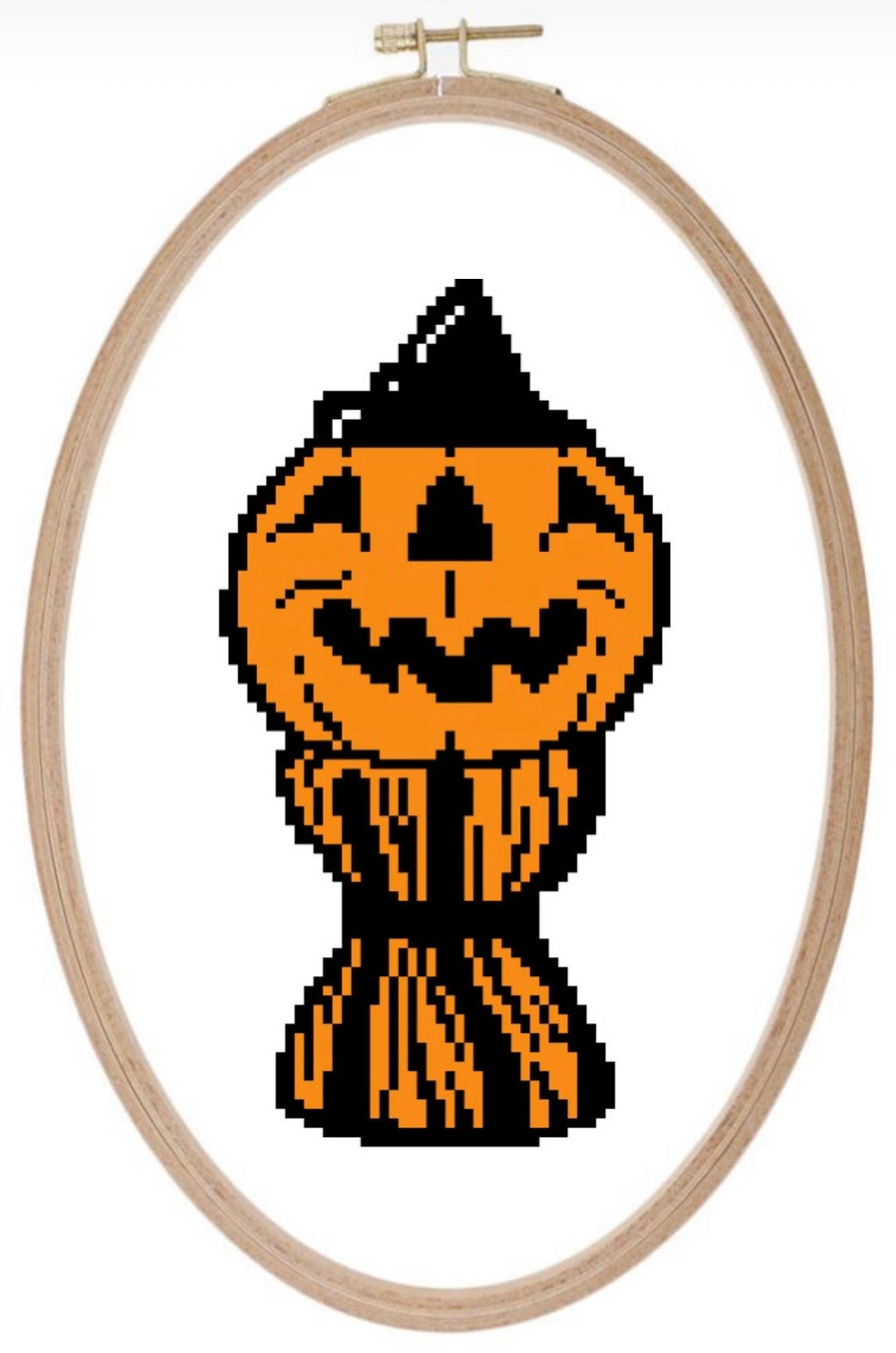 Vintage Halloween Pumpkin Witch Hat Blow Mold Cross Stitch Pattern - Etsy