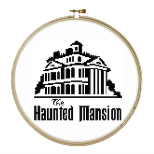 Haunted Mansion Foolish Mortal Cross Stitch Pattern PDF