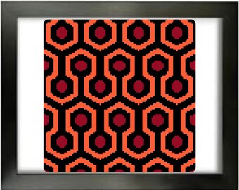 Stanley Kubrick Horror - the Shining Carpet - Cross Stitch Pattern