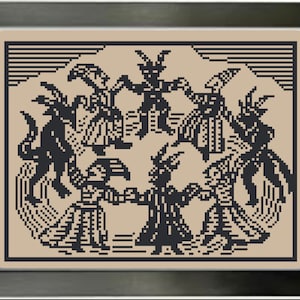 Hexerei und der Okkulte Pt. 3 Kreuzstich-Muster