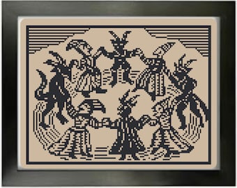 Hexerei und der Okkulte Pt. 3 Kreuzstich-Muster