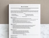 ATS Friendly Resume Template | Traditional Resume Template | CV Template for Word, Google Docs, Pages | Classic Resume | Cover Letter | ATS