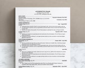 College Resume | Academic Resume | Resume Template | Curriculum Vitae | Professional Resume | Student Resume | Cover Letter | ATS Resume