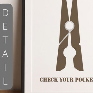 Printable Laundry Room Decor Wall Art Clothespin Modern - Etsy