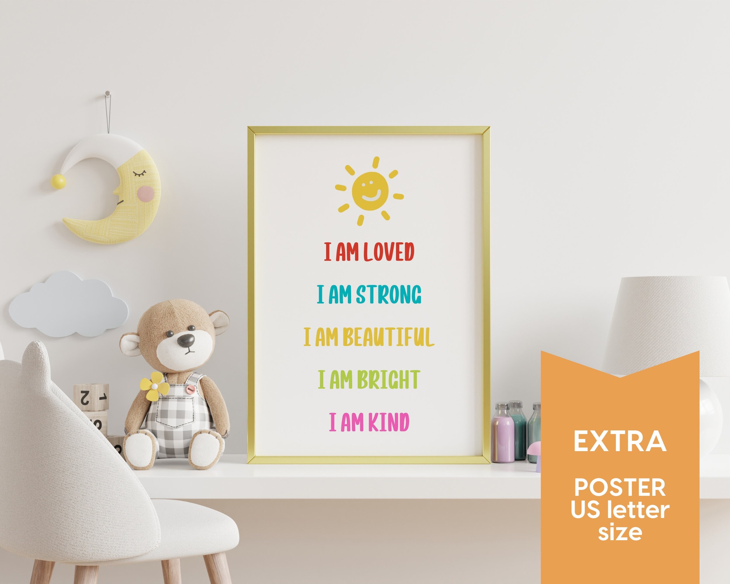 Printable Positive Affirmation Cards for Kids INSTANT - Etsy