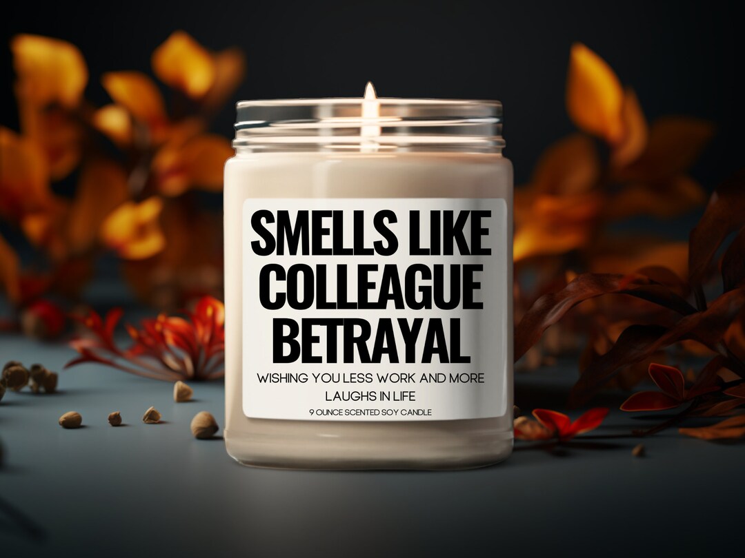 Co Worker Candlegoodbye Candle Leaving Job Candle Funny Etsy