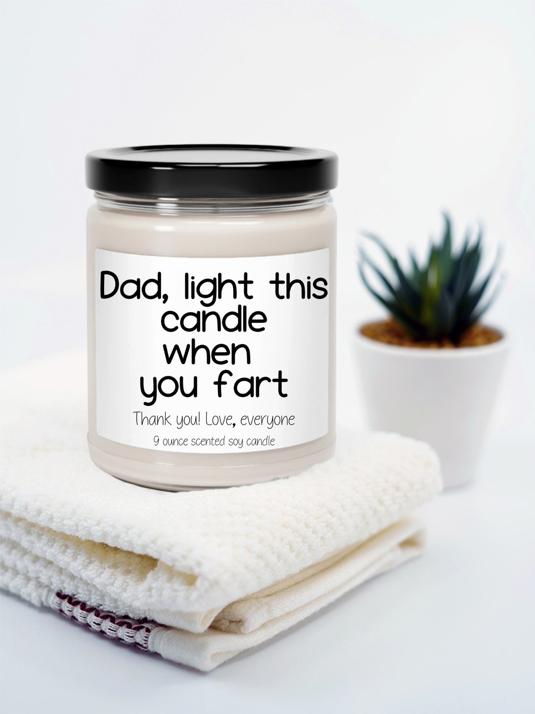 Light When Dad Farts Candle Dad Fart Candle Fart Etsy