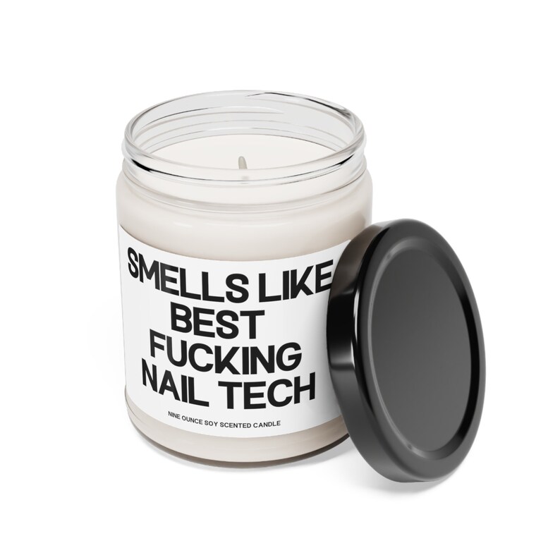 Nail Tech Candle, Nail Tech Gift,nail Tech Gift Ideas,gift Nail Technician,nail Tech Must Haves