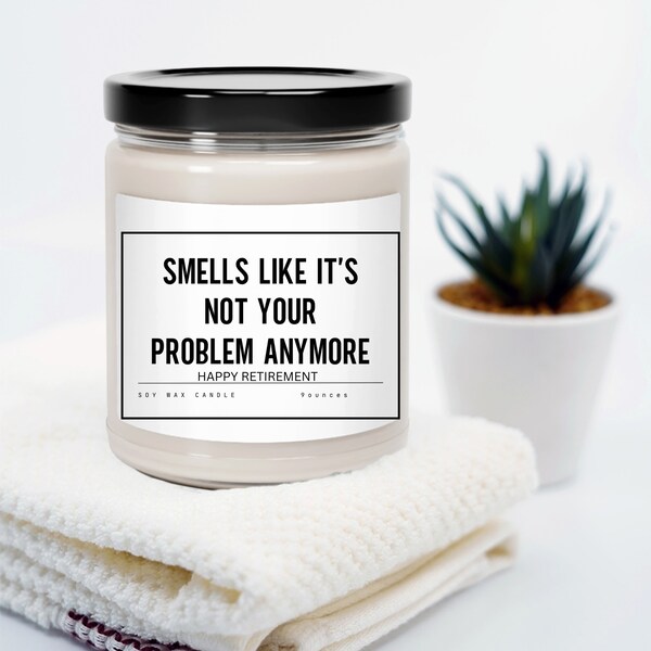 Smells like not my problem candle etsy
