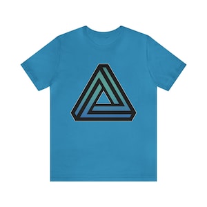 Infinity // Comfortable Short Sleeve Jersey Graphic T-Shirt // Geometric Minimalist Optical Illusion