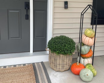 Maison Open Frame Decor | Outdoor Lantern | Candle Holder | Black Metal Lantern | Accent Decor | Modern Home