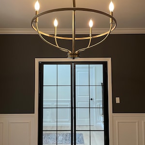 Timeless Iron French Doors | Steel Interior Doors | Custom Doors | USA made | Tempered Glass |Transitional home