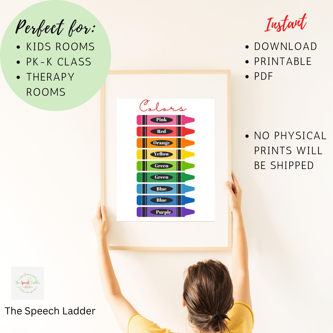 Colors Poster Educational Poster Classroom Poster Classroom - Etsy