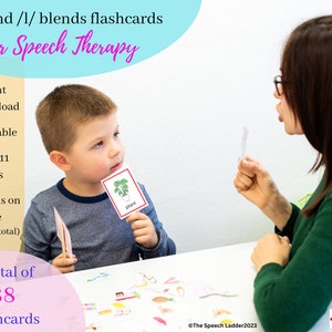 Logopedische kaarten, kaarten articulatieoefeningen, /s/-blends, /l/-blends, oefenhulpmiddel spraakgeluid, hulpmiddel articulatietherapie