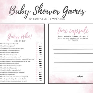 Printable Baby Shower Games. Funny Baby Shower Games. Baby Shower Games ...