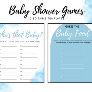 Printable Baby Shower Games. Funny Baby Shower Games. Baby Shower Games ...