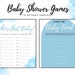 Printable Baby Shower Games. Funny Baby Shower Games. Baby Shower Games ...