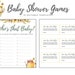Printable Baby Shower Games. Funny Baby Shower Games. Baby Shower Games ...