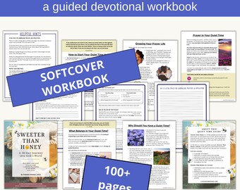 Sweeter Than Honey Devotional Workbook; Devotions; Quiet Time; 30-Day Guided Workbook; Learn to have a consistent devotional time