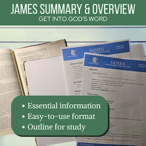 James Bible Study Guide New Testament Bible Study Resource Bible Book Overview Beginner Bible Study James Guide Book of James Jesus’ Brother