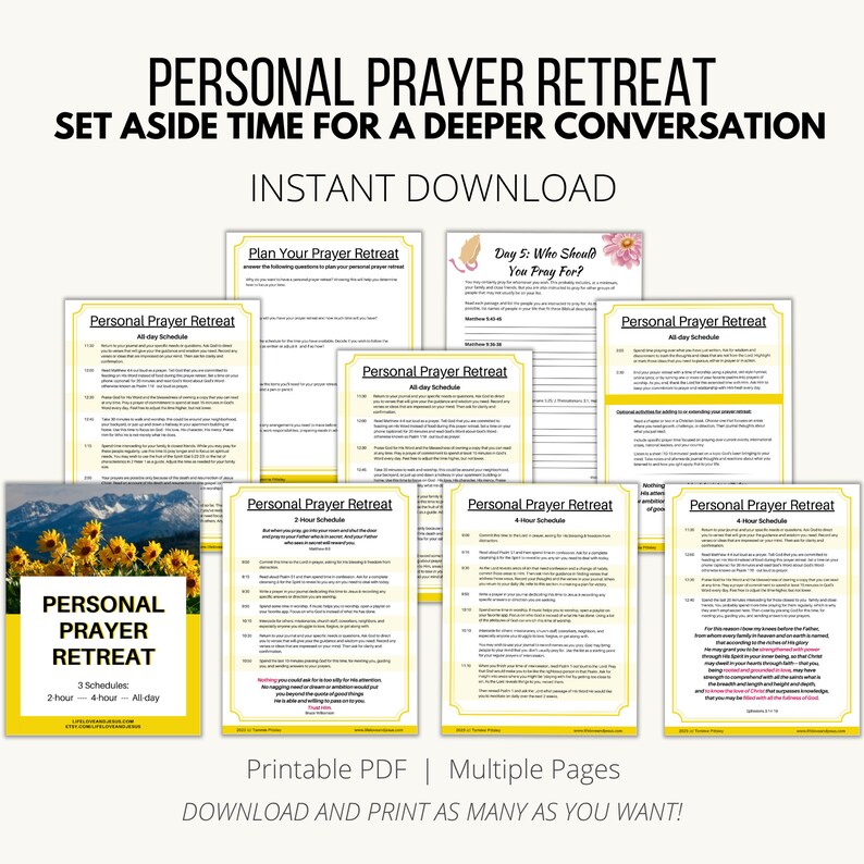 Power in Prayer Bundle Prayer Journal Gratitude Journal Etsy