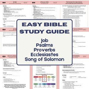 Bibelarbeitsblatt zum ausdrucken, christlichen Anleitung Männer Weisheit Bücher Bibel Übersicht Altes Testament Job Psalmen Sprüche Kohelet Lied Solomon