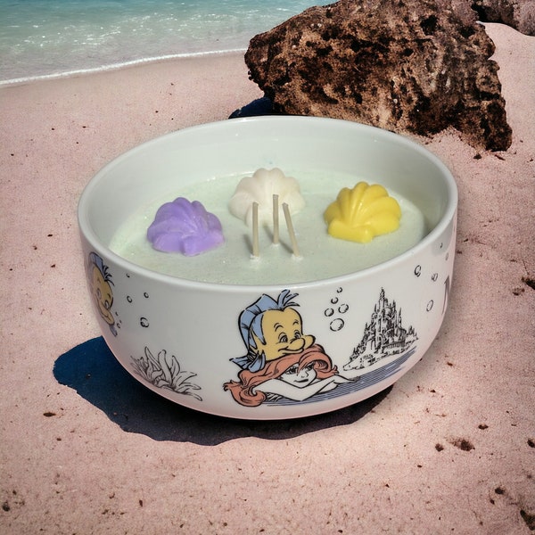 Limited Edition  The Little Mermaid 18oz Scented Soy Wax Candle