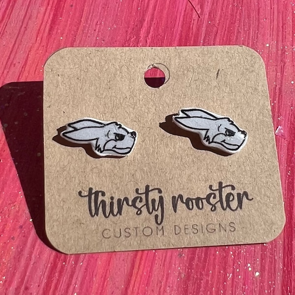 School Spirit Mascot Earrings | PERSONALIZE your own pair!