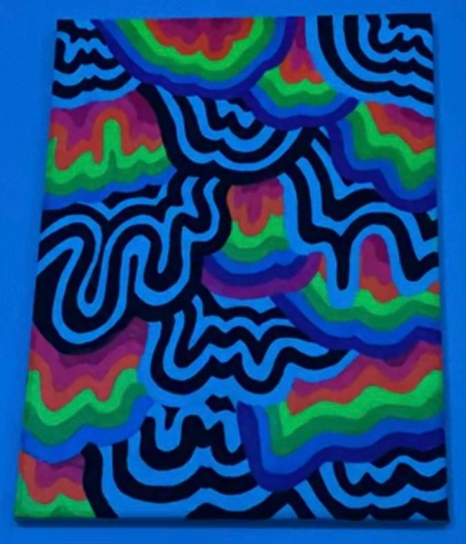 Trippy Drip Painting Etsy