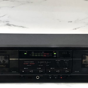 SONY TC-WR570. Dual auto reverse stereo cassette deck. Good condition. 100% Working. Refurbished. 120V. Japan.