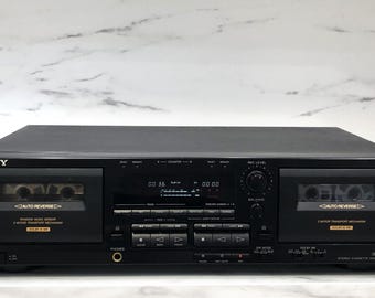Sony tc-wr645s. Dual auto revers stereo cassette deck.  Excellent condition. 100% working. 120V. Japan. Full serviced.