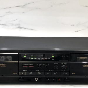 Sony TC-WR520. Dual auto revers stereo cassette deck. Extra clean. Excellent working. 120V. Japan. Refurbished.