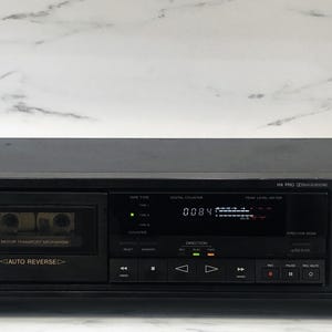 Sony tc-rx420 Auto reverse stereo cassette deck. Extra clean. Very good condition. 100% working. 120V. Japan. Refurbished.