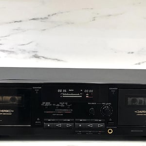 Sony tc-wr535. Dual auto revers stereo cassette deck. Clean. Excellent. 100% good working. 120V. Refurbished.
