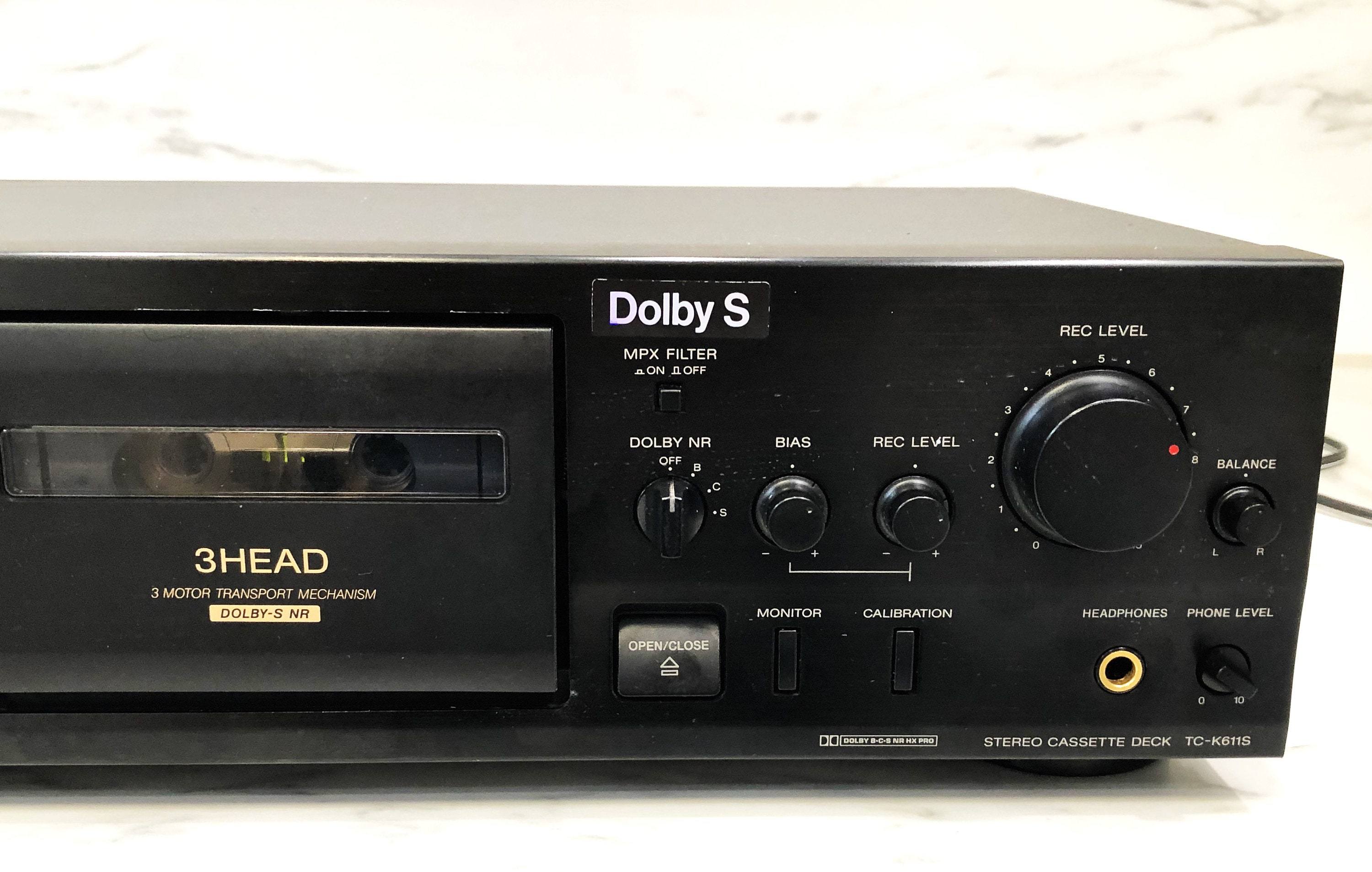 Sony TC-K611S. 3head 3motors Stereo Cassette Deck. Excellent Condition ...