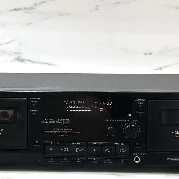 Sony TC-WR690. Dual auto revers stereo cassette deck. Extra clean. Excellent.  100% working! 120V. Japan. Refurbished.