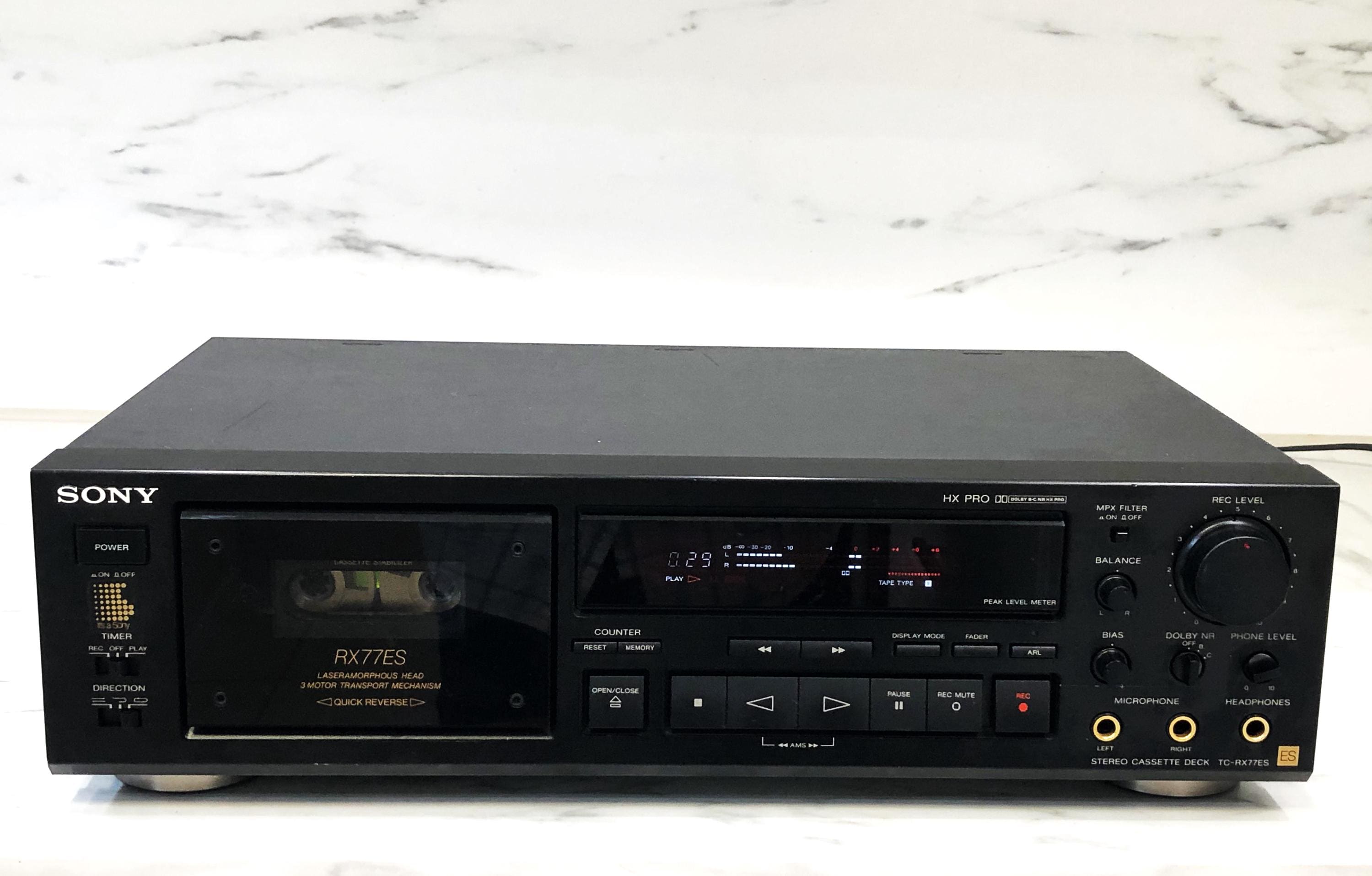 Sony Tc-rx77es. Hi End 3motors Dual Auto Revers Stereo Cassette