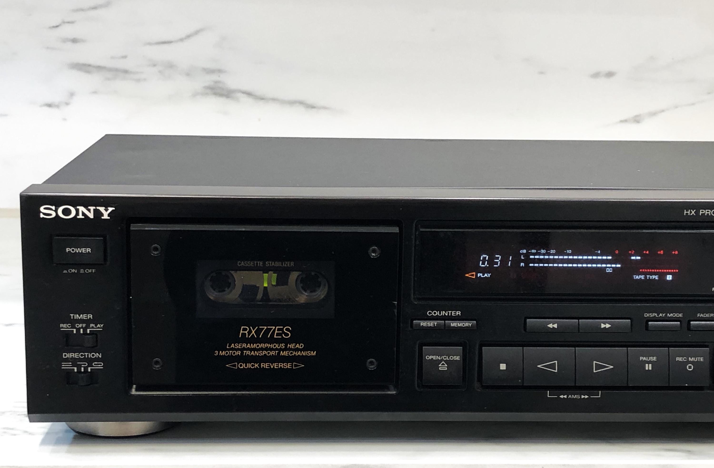 Sony Tc-rx77es. Hi End 3motors, Dual Auto Revers Stereo Cassette