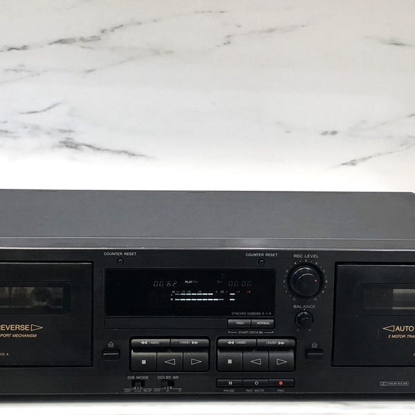 Sony TC-WR741. Dual auto  revers stereo cassette deck. Extra clean. 100% good working. Full serviced. 120V.