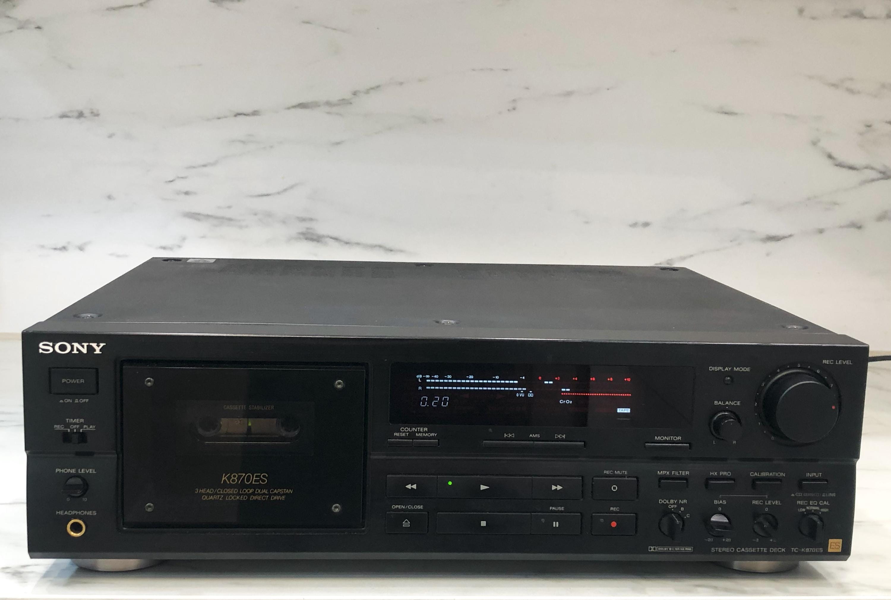 Sony Dual Cassette - Etsy