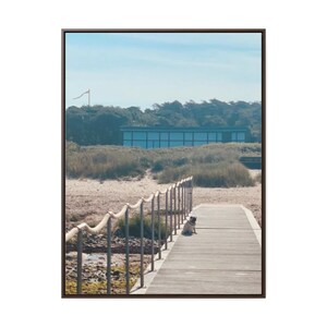 Wall Art for Home Decor Dog Pug Lover Framed Photography on Canvas Vertical Orientation “The Wait” Modern Home Decor Contemporary Decor