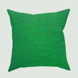 Accent Pillow Bright Green Solid Throw Pillow for Home Decor Vibrant Accent to Unite Your Home Decor Pillow Cover and Insert