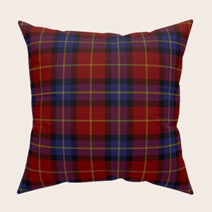 Cushion Red Blue Purple Accent Pillow Plaid / Tartan Winter Home Decor Pillow Cover and Insert