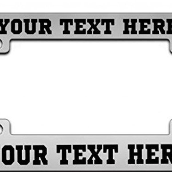 Motorcycle License Plate Frames Etsy