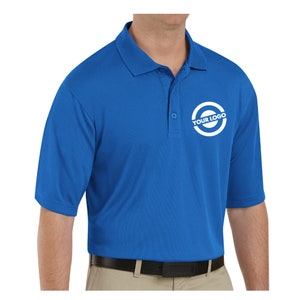 Elk logo elke tekst met elk lettertype aangepaste sportshirts dry fit golf polyester polo kerstcadeau voor familie