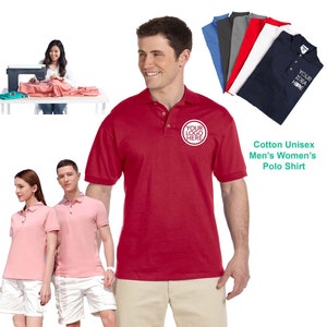 Premium Cotton Polo: Timeless Embroidered Design