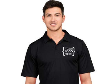 28 cotton polo shirts (left chest logo  + back text embroidery)