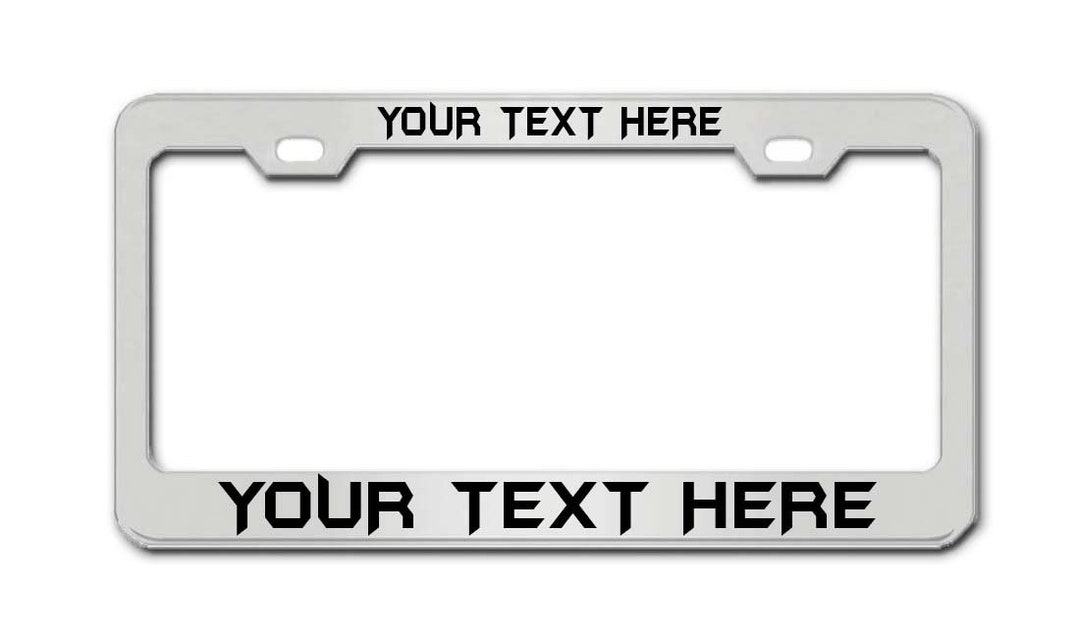 Car Dealerships License Plate Frames Custom 2hole Metal License Plate